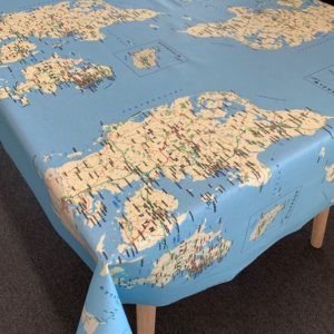 akryldug med Danmarkskort fra munketex