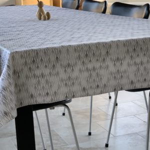 Textildug Lys grå mønster, 140 cm
