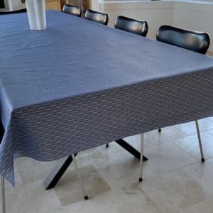 Textildug Blå Blad med antiskrid, VT0011, 140 cm