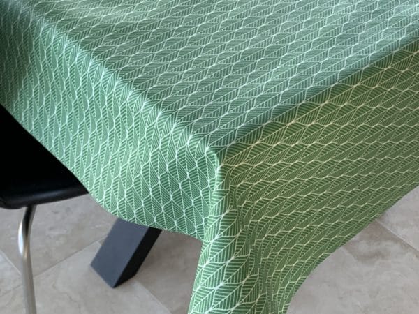 Textildug Grøn Blad med antiskrid, VT0012, 140 cm