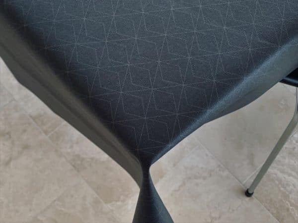 Textildug Sort med antracit mønster med antiskrid, EU 90468, 140 cm fra munketex