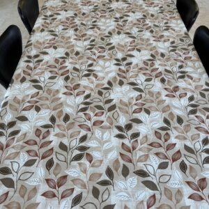 Voksdug Beige blade, N1290-3 fra munketex